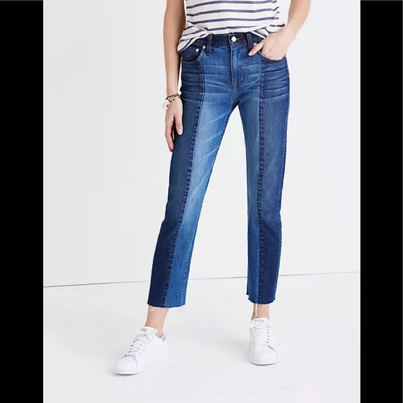 Cruiser Straight Crop Jeans Twotone 